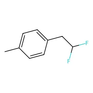 1-(2,2-difluoroethyl)-4-methylbenzene structure