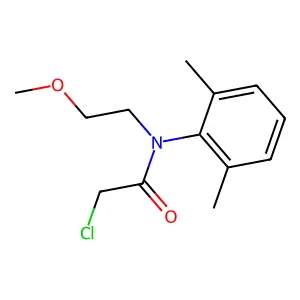 2-chloro-N-(2,6-dimethylphenyl)-N-(2-methoxyethyl)acetamide structure