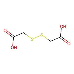 Dithiodiglycolic acid structure