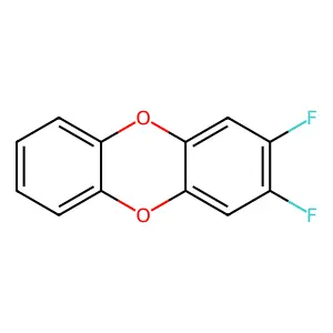 Compound C12H6F2O2 structure
