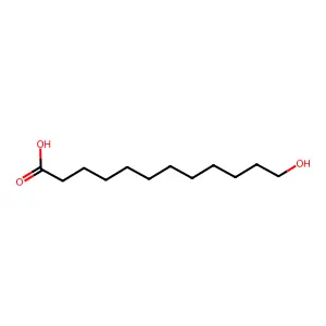 12-Hydroxydodecanoic acid structure