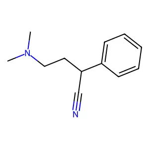 4-(Dimethylamino)-2-phenylbutyronitrile structure