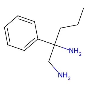 1,2-Pentanediamine, 2-phenyl- structure