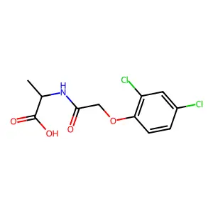 N-((2,4-Dichlorophenoxy)acetyl)-L-alanine structure