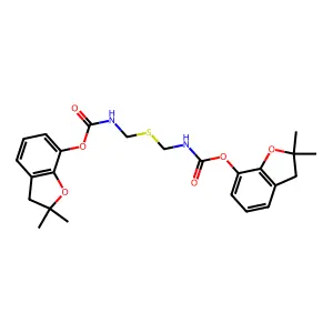 Biscarbofuran N,N'-sulfide structure