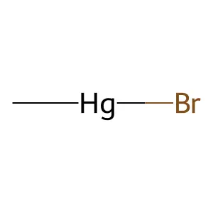 Bromomethylmercury structure