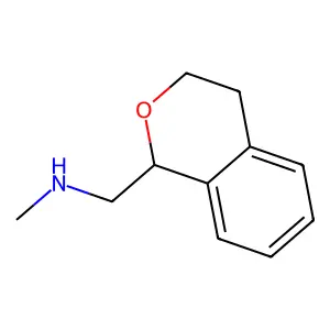 1-(3,4-dihydro-1H-isochromen-1-yl)-N-methylmethanamine structure