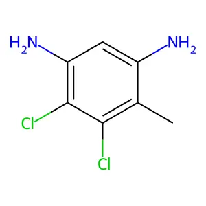 1,3-Benzenediamine, 4,5-dichloro-6-methyl- structure