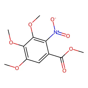 methyl 3,4,5-trimethoxy-2-nitrobenzoate structure