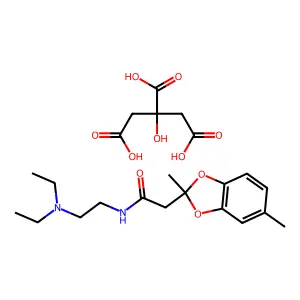 N-[2-(diethylamino)ethyl]-2-(2,5-dimethyl-1,3-benzodioxol-2-yl)acetamide2-hydroxypropane-1,2,3-tricarboxylic acid structure