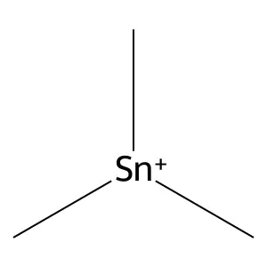 Trimethyltin ion structure
