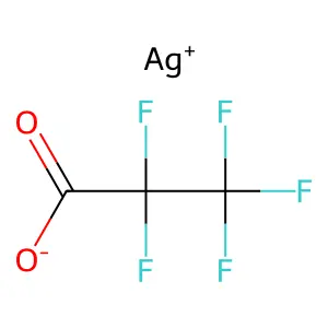 SILVER PENTAFLUOROPROPIONATE structure