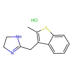 Metizoline hydrochloride structure