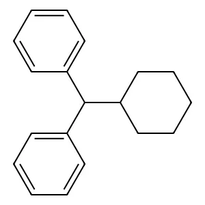 1,1'-(cyclohexylmethanediyl)dibenzene structure