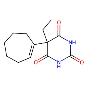 Heptabarbital structure