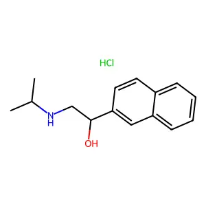 Pronetalol hydrochloride structure