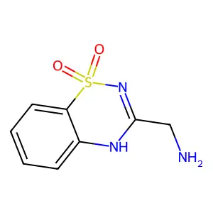 (1,1-dioxo-4H-1lambda6,2,4-benzothiadiazin-3-yl)methanamine structure