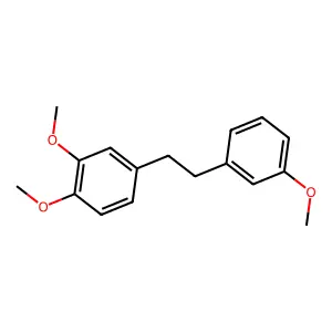 1,2-dimethoxy-4-[2-(3-methoxyphenyl)ethyl]benzene structure