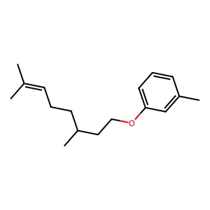 1-(3,7-dimethyloct-6-enoxy)-3-methylbenzene structure