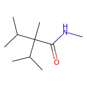 N,2,3-trimethyl-2-propan-2-ylbutanamide structure