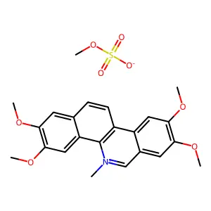 O-Methylfagaronine methosulfate structure