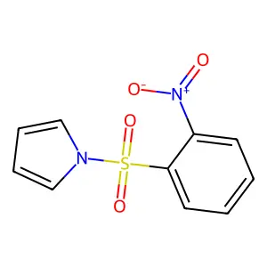 1-(2-nitrophenyl)sulfonylpyrrole structure