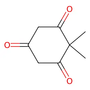 2,2-dimethylcyclohexane-1,3,5-trione structure
