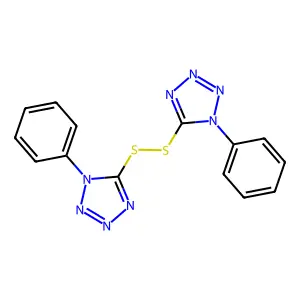 Compound C14H10N8S2 structure