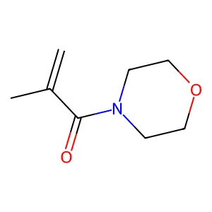 2-methyl-1-morpholin-4-ylprop-2-en-1-one structure