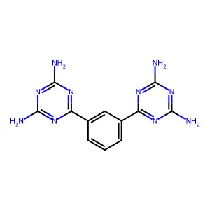 Compound C12H12N10 structure