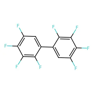 1,2,3,4-tetrafluoro-5-(2,3,4,5-tetrafluorophenyl)benzene structure