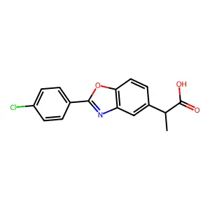 Benoxaprofen structure