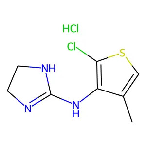 Tiamenidine hydrochloride structure