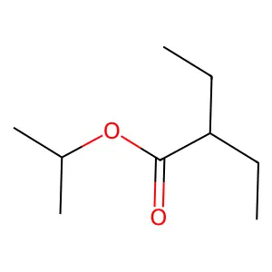 Isopropyl 2-ethylbutyrate structure