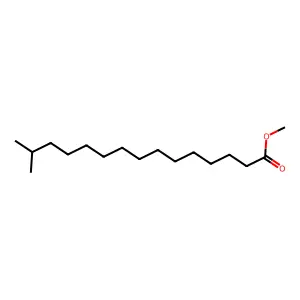 Methyl 14-methylpentadecanoate structure