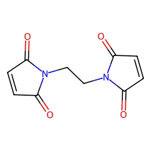 1-[2-(2,5-dioxopyrrol-1-yl)ethyl]pyrrole-2,5-dione structure