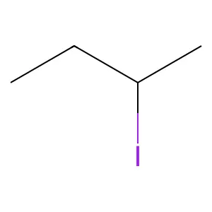 Compound C4H9I structure