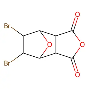 Compound C8H6Br2O4 structure