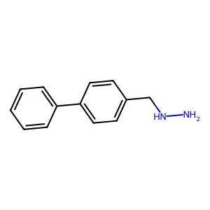 (4-phenylphenyl)methylhydrazine structure