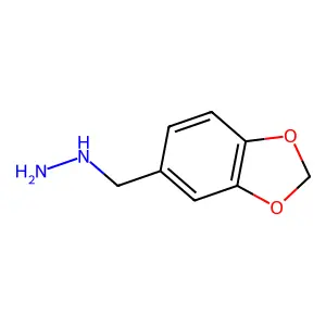 1,3-benzodioxol-5-ylmethylhydrazine structure
