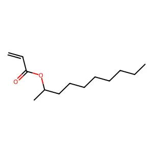 decan-2-yl prop-2-enoate structure