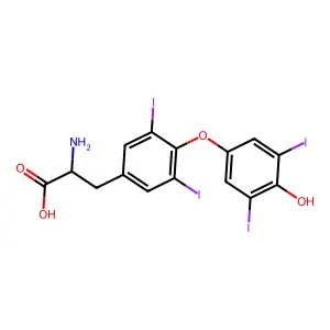 thyroxine structure