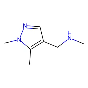 1-(1,5-dimethylpyrazol-4-yl)-N-methylmethanamine structure