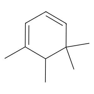 1,3-Cyclohexadiene, 1,5,5,6-tetramethyl- structure