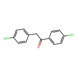 1,2-Bis(4-chlorophenyl)ethanone structure