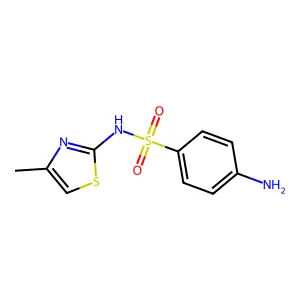 Sulfamethylthiazole structure