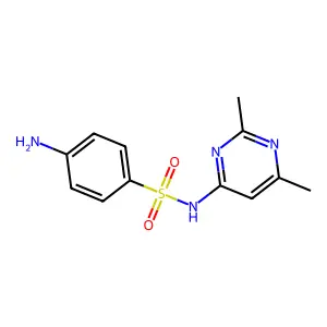 SULFISOMIDINE structure