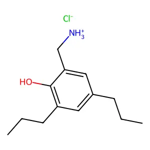 (2-hydroxy-3,5-dipropylphenyl)methylazanium chloride structure