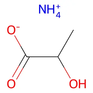 Ammonium lactate structure
