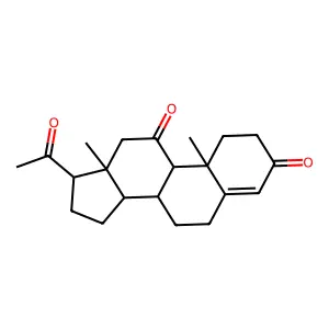 11-Ketoprogesterone structure